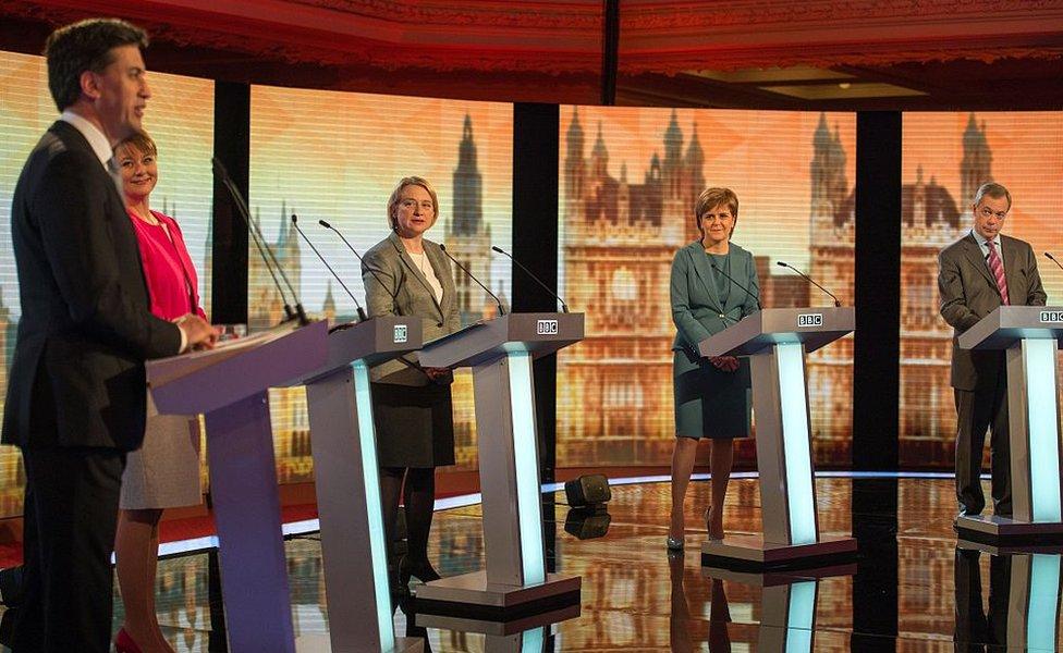 Natalie Bennett during 2015 general election debate