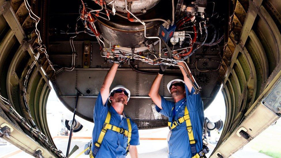 Aircraft disassembly