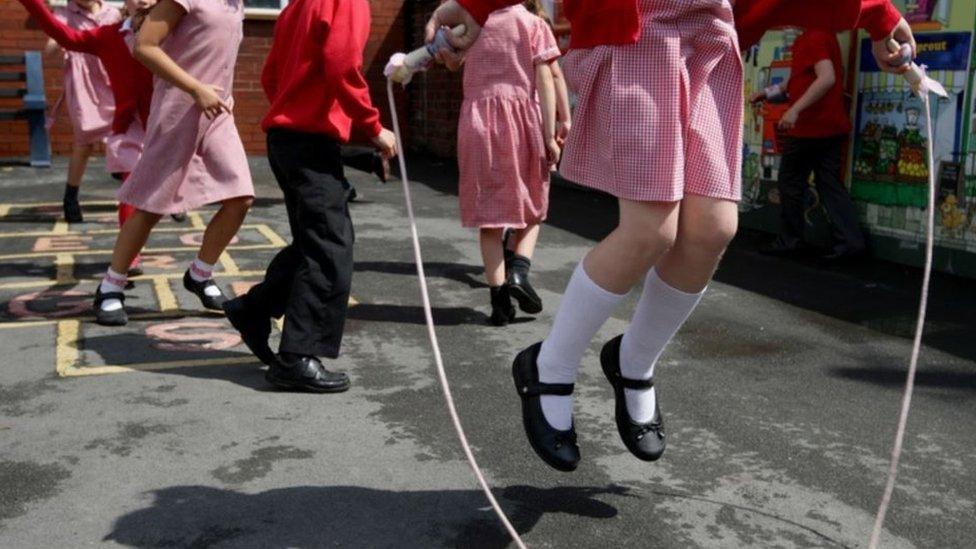 Generic photo of children in a school playground