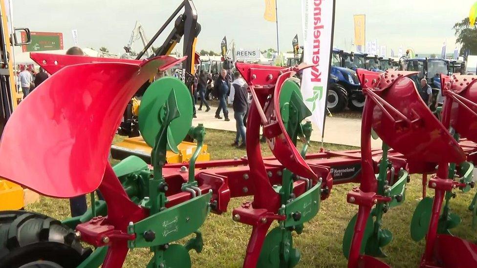 A plough at the ploughing event