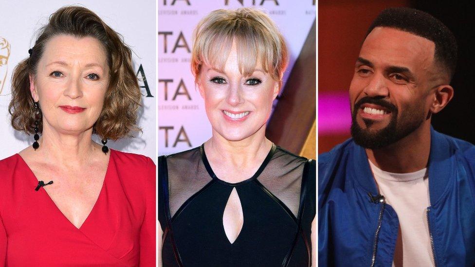 Lesley Manville, Sally Dynevor, Craig David