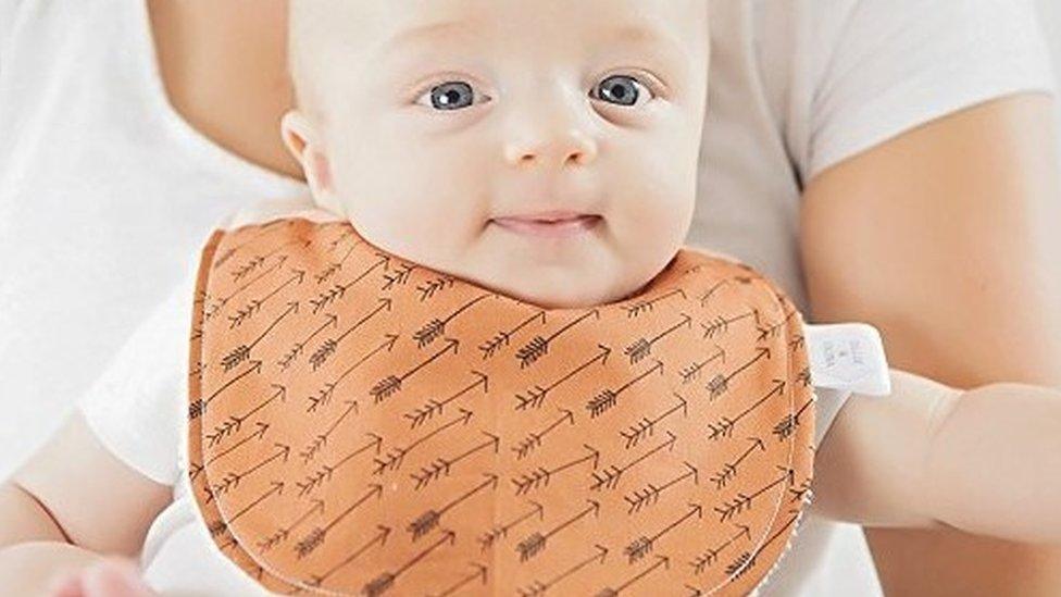 Ollie & Olina handmade baby bib