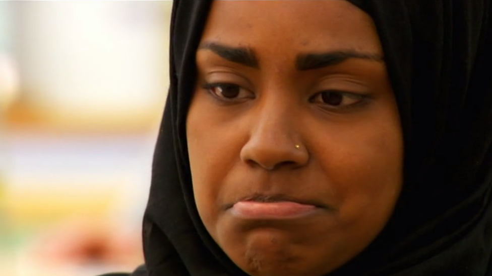 Nadiya looks upset