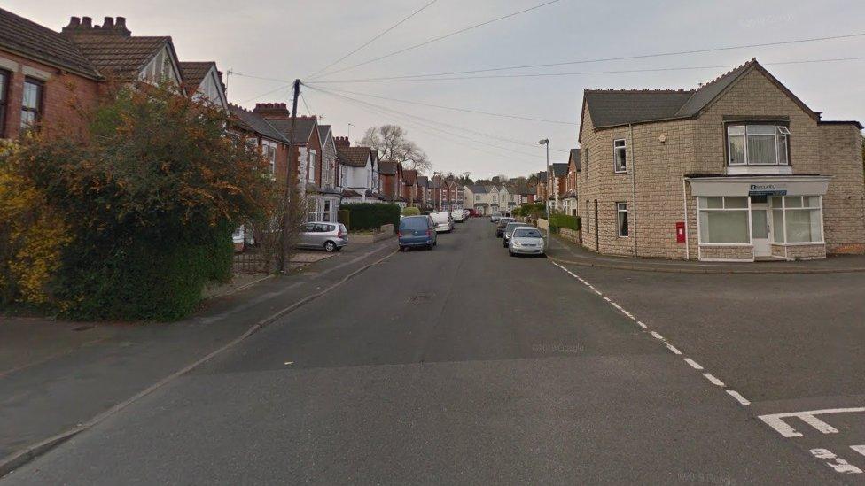 The junction of Beech Road and Sycamore Road