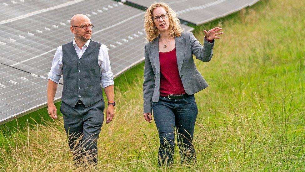 Patrick Harvie and Lorna Slater