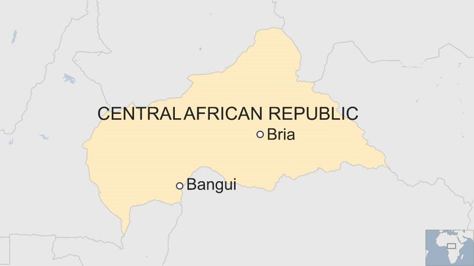 Central African Republic map