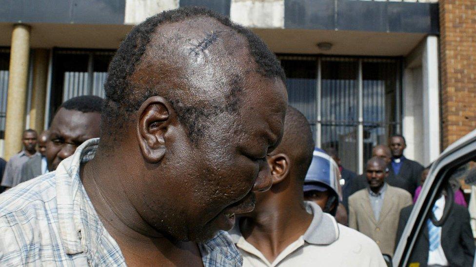 Mr Tsvangirai was badly beaten in custody in 2007