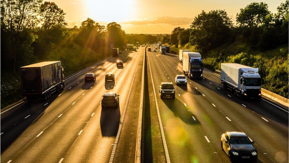 A motorway in Britain