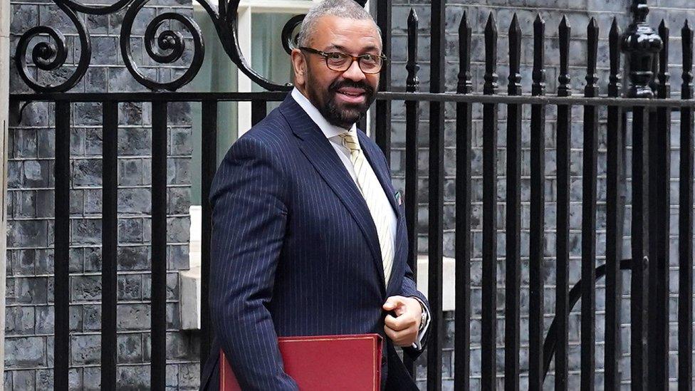 Home Secretary James Cleverly