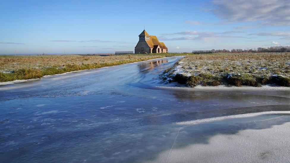 St Thomas Becket church on Romney Marsh in Kent