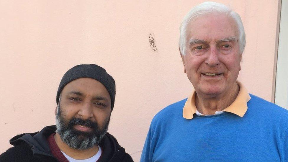 Sammy Singh and Graham Davies