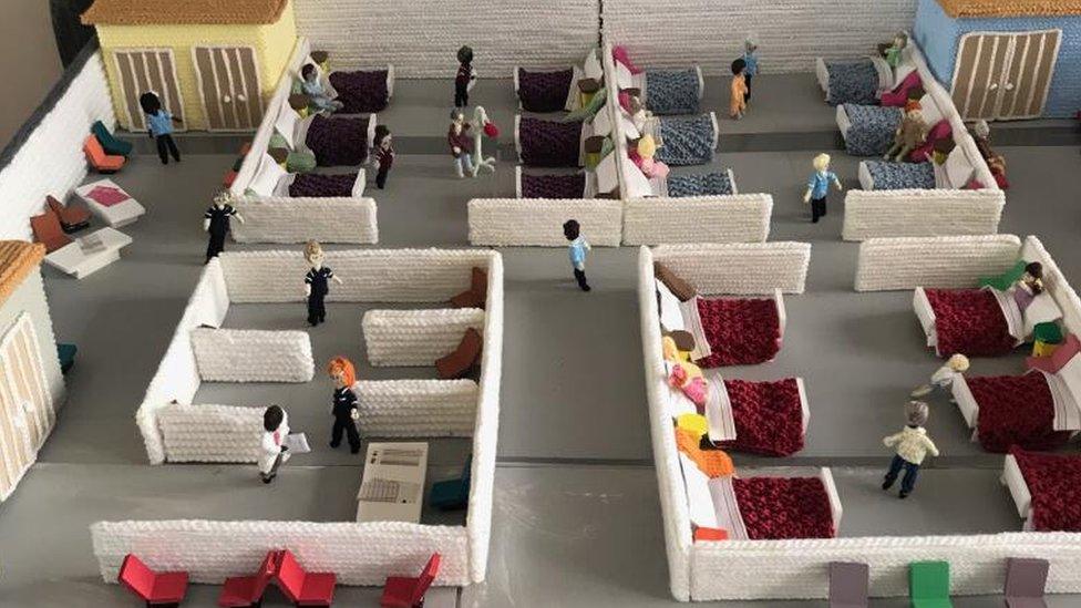 Knitted hospital