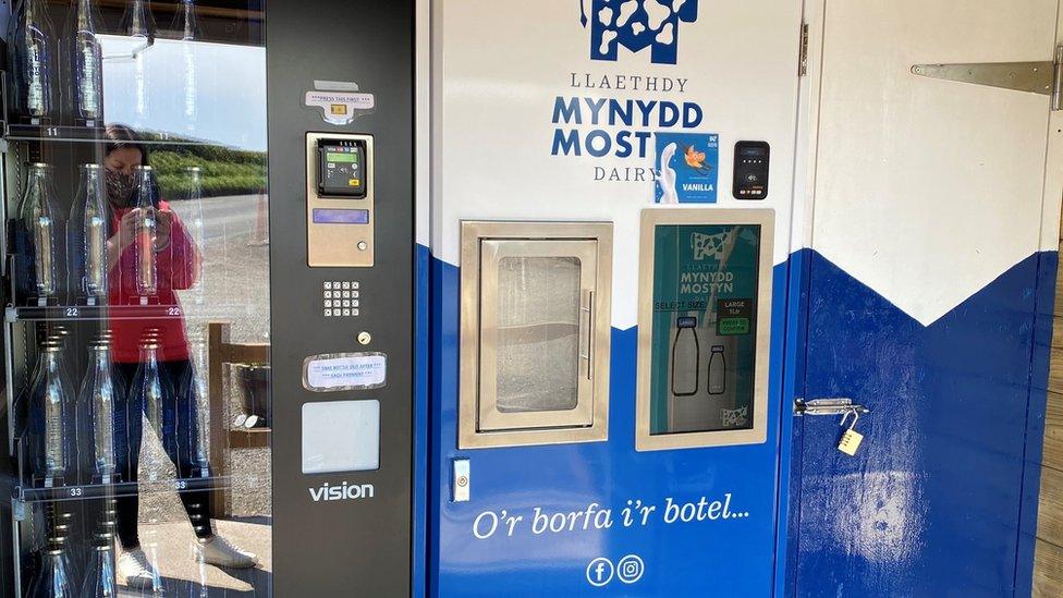 The milk vending machines