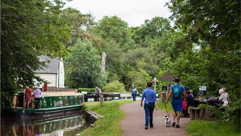 Brynich lock in Brecon