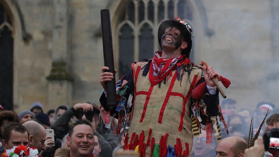 The Haxey Fool is charged with starting the game