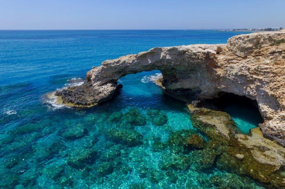 Image showing the coast off Ayia Napa