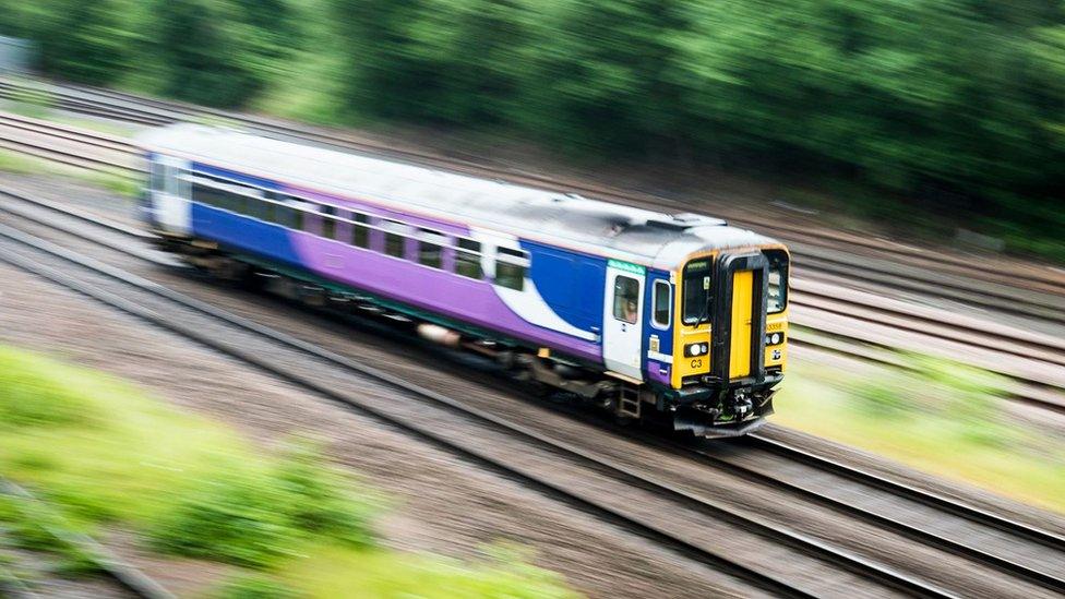 Stock image of a Northern train