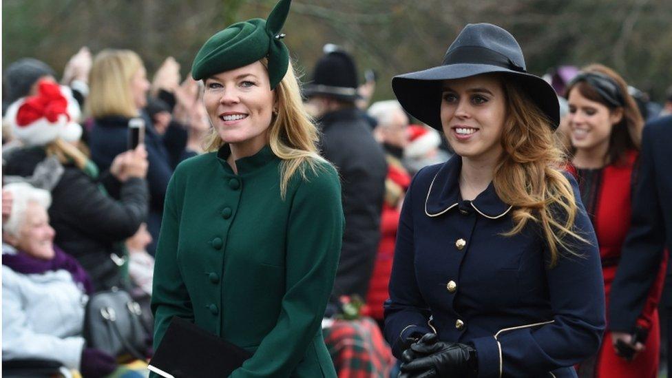 Autumn Phillips and Princess Beatrice