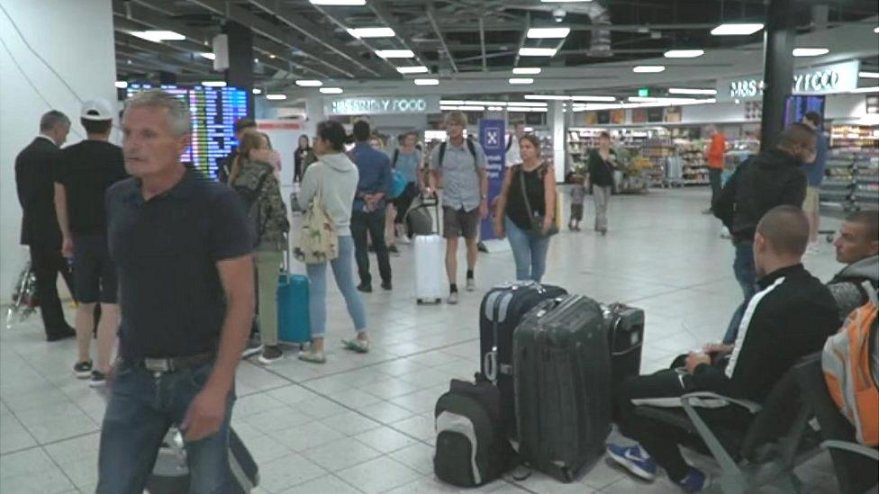 Luton Airport interior