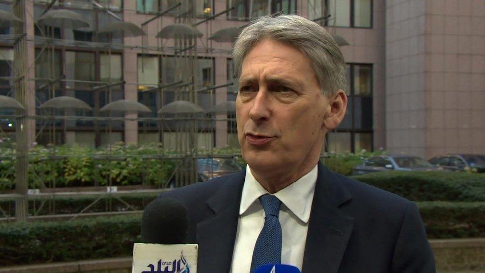 Foreign Secretary Philip Hammond