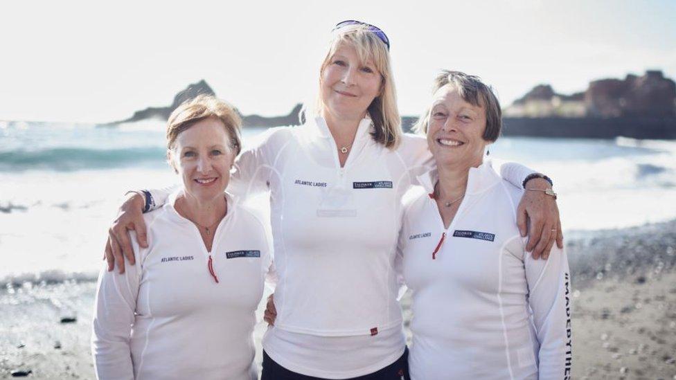 From left, Sharon Magrath, Elaine Theaker and Di Carrington