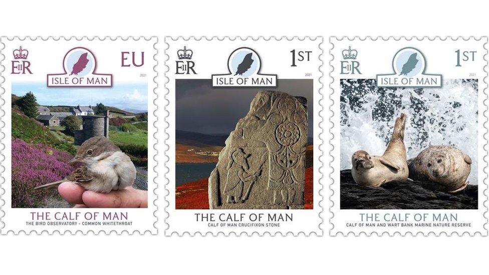 Calf of Man stamps