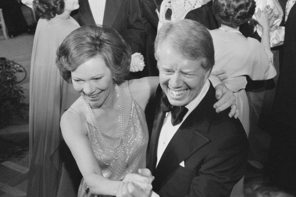 Dancing at a White House ball, December 1978