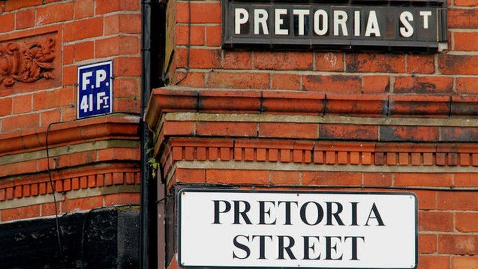 Pretoria Street signs