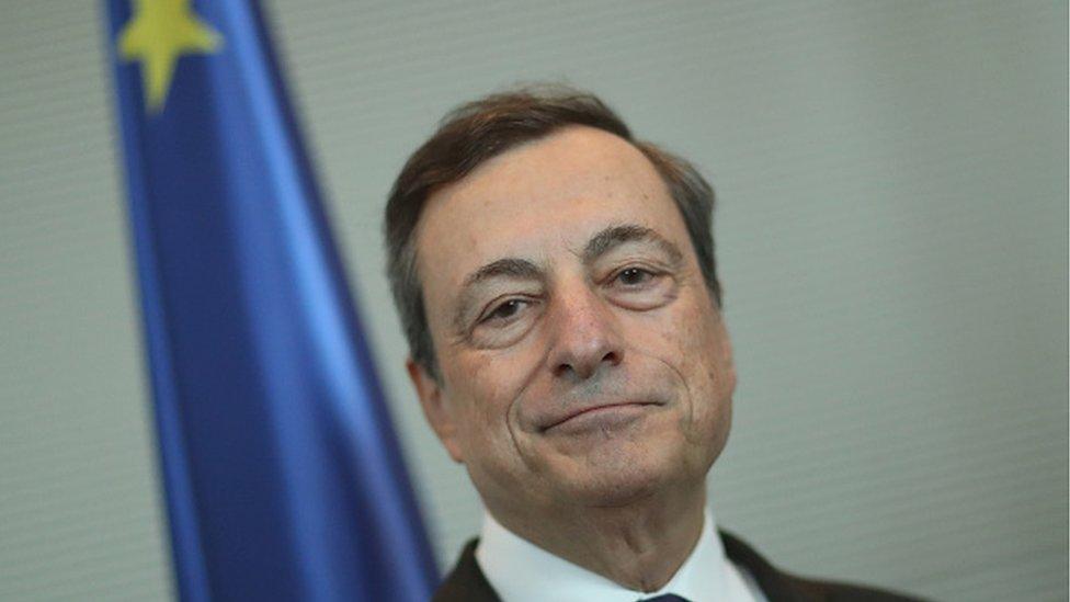 Mario Draghi, president of the ECB