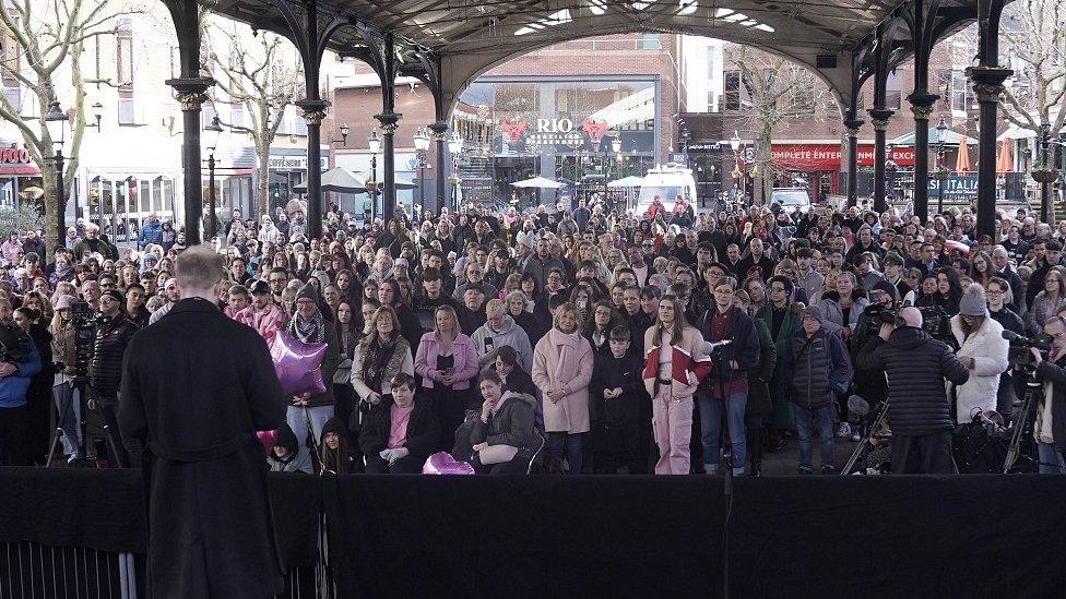 vigil in Golden Square