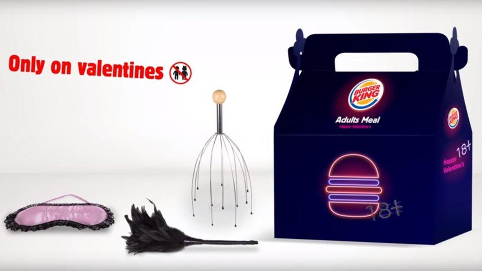 Now you can get an 'adult toy' with your burger meal - BBC News