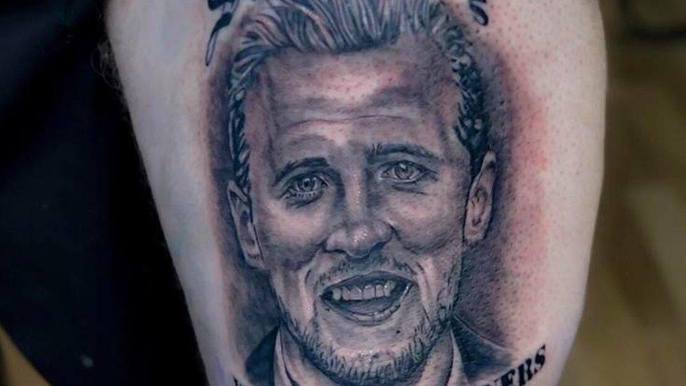 The Harry Kane tattoo