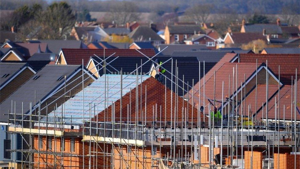 Housing under construction