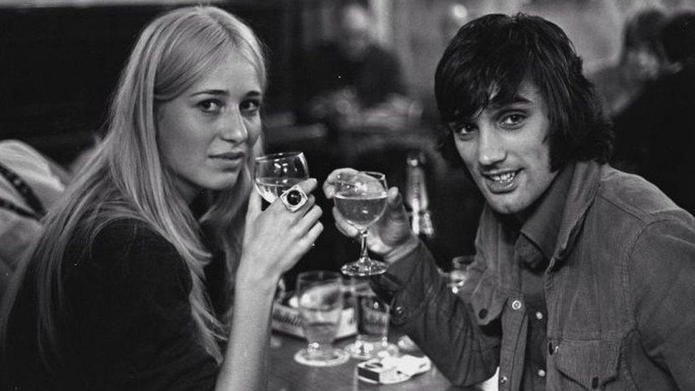 George Best and Danish girlfriend Eva Haraldstad