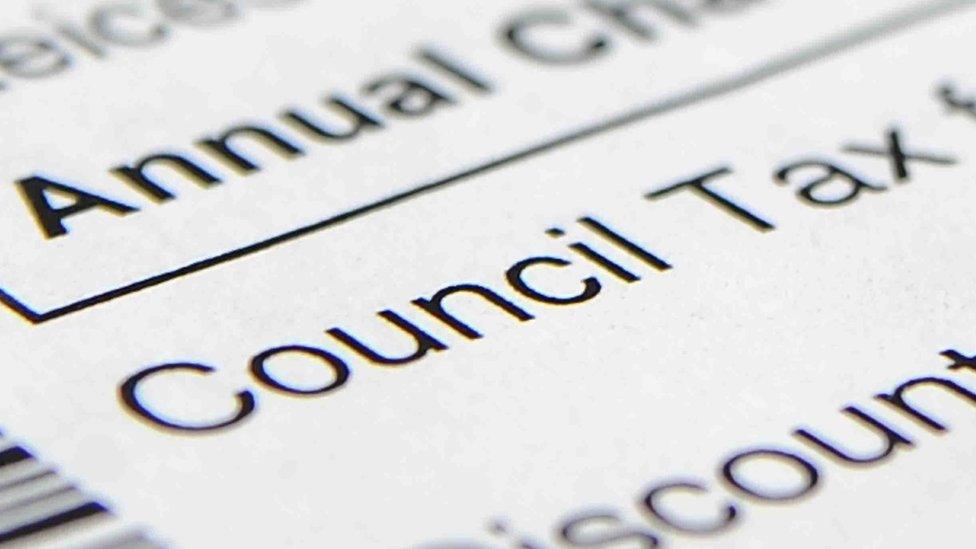 A council tax bill