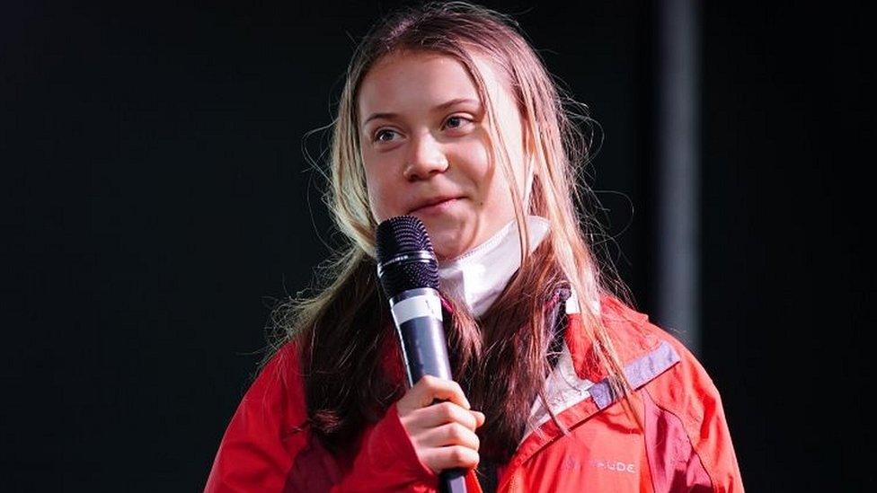 Greta Thunberg at COP26