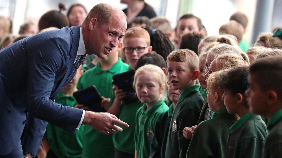 Prince William at the Great Exhibition of the North