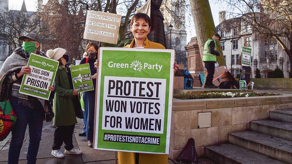 Caroline Lucas, the Green Party's only MP