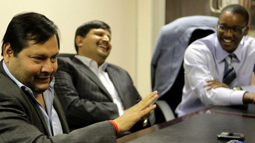 Ajay and Atul Gupta, and Sahara director, Duduzane Zuma