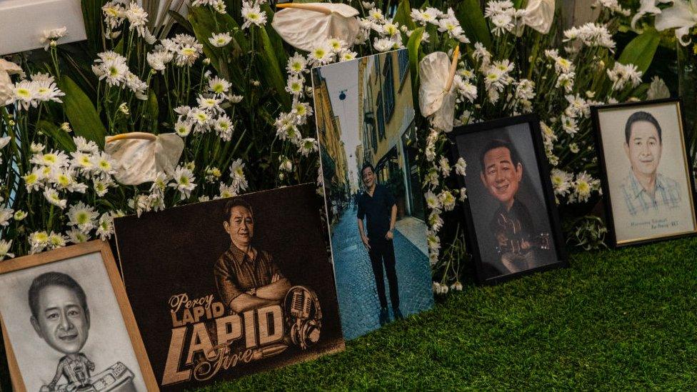 People mourn the death of Percy Lapid