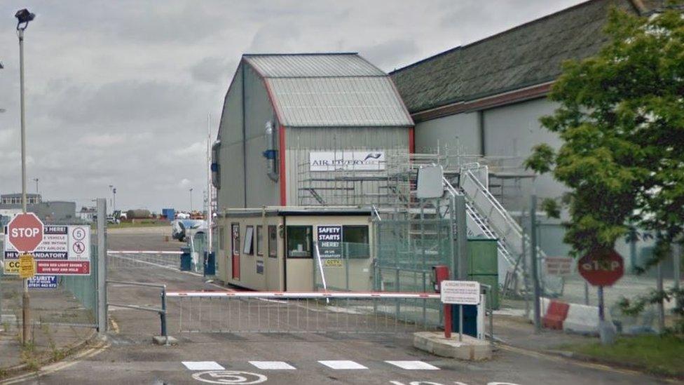 Hangar on on Liberator Road