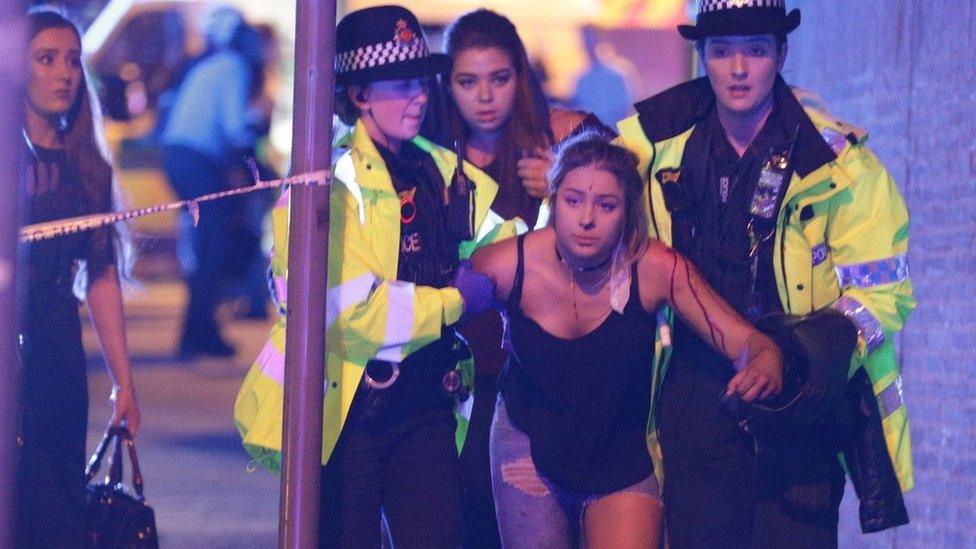 Woman injured in Manchester blast