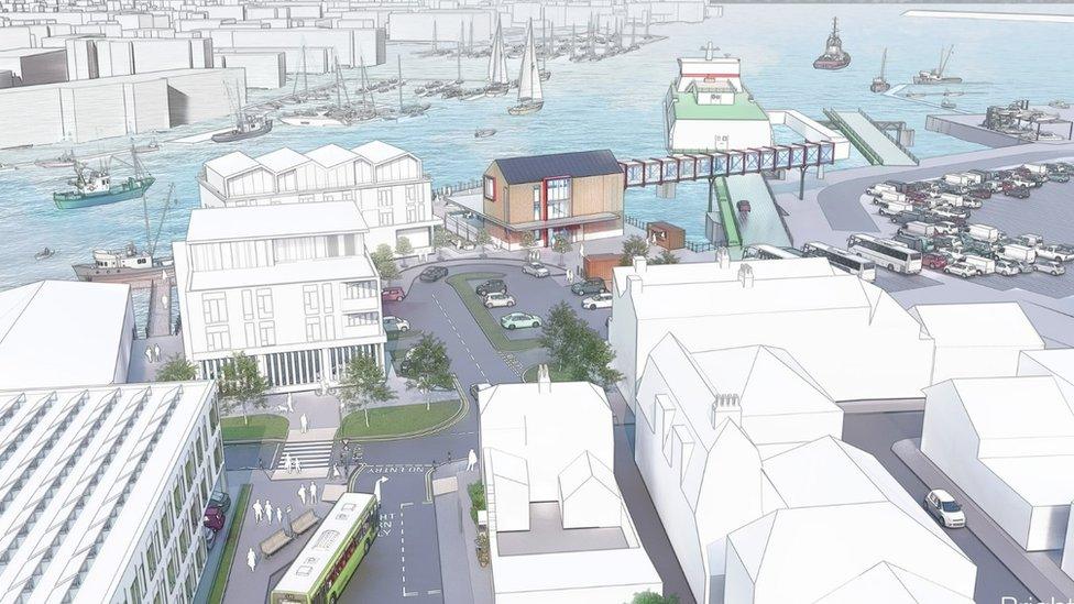 Red Funnel East Cowes revamp plans