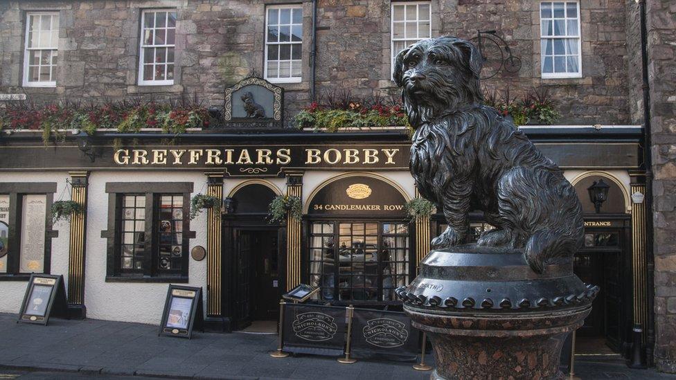 Greyfriars Bobby's statue