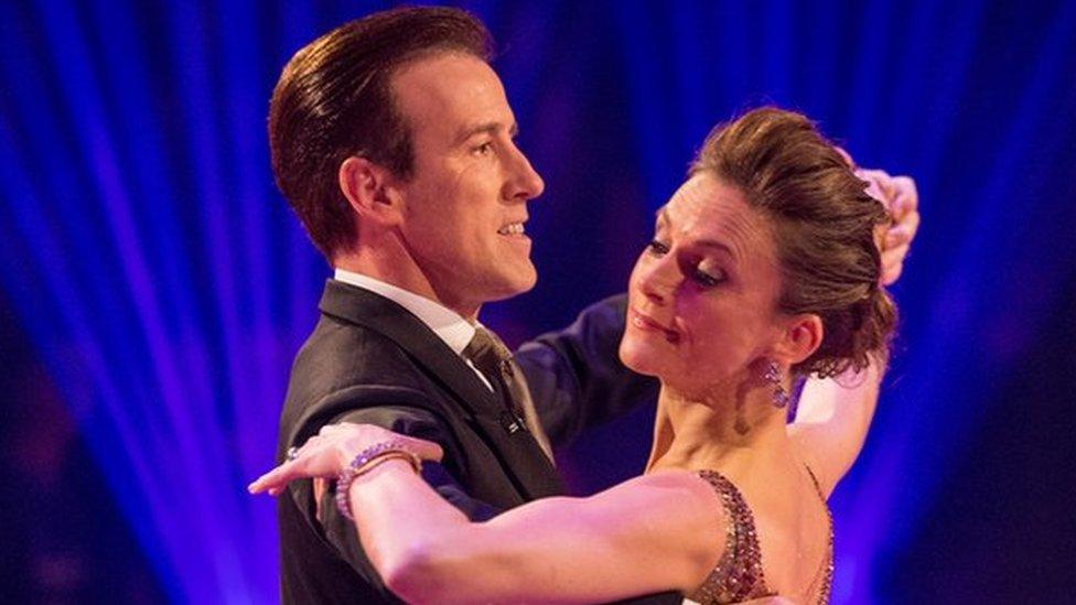 Katie Derham and Anton du Beke on Strictly Come Dancing