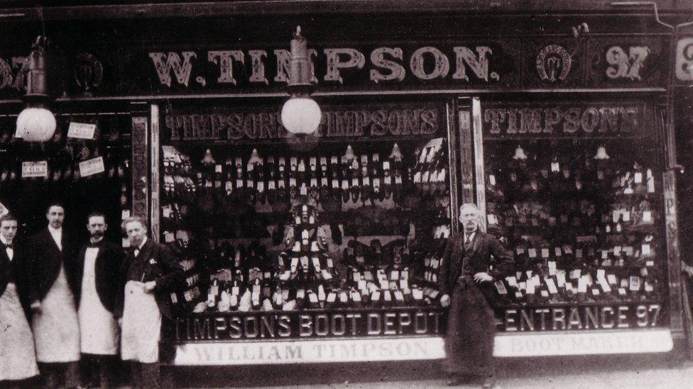 The family's first shop in Oldham