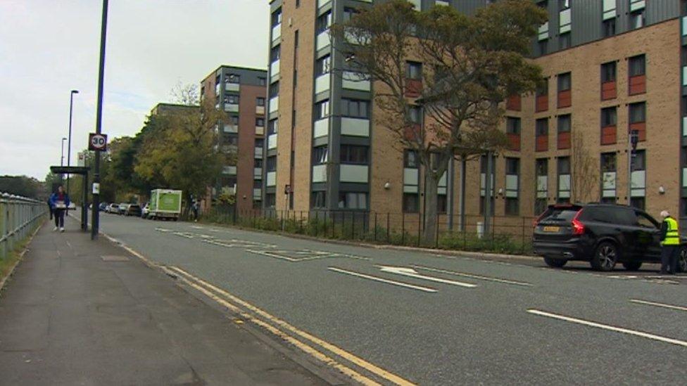 General view of student blocks on Richardson Road