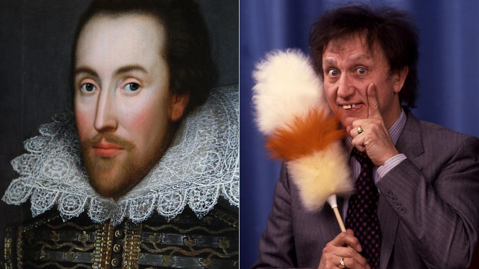 William Shakespeare portrait, Ken Dodd