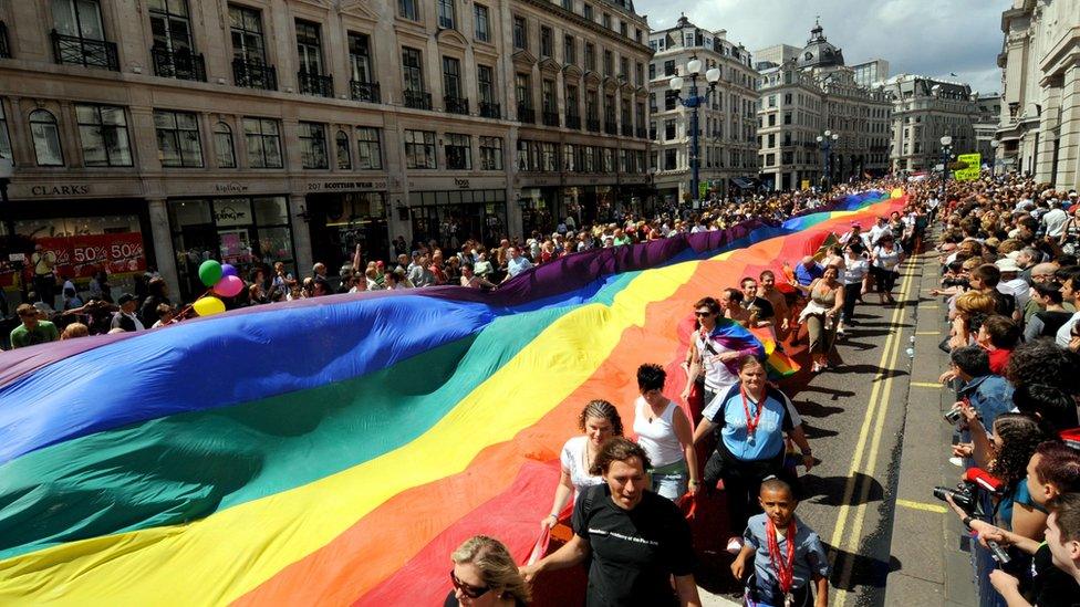 Pride in London celebrations 2008