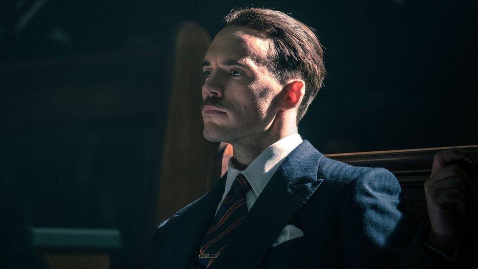 British fascist leader Oswald Mosley is played by Sam Claflin in the series